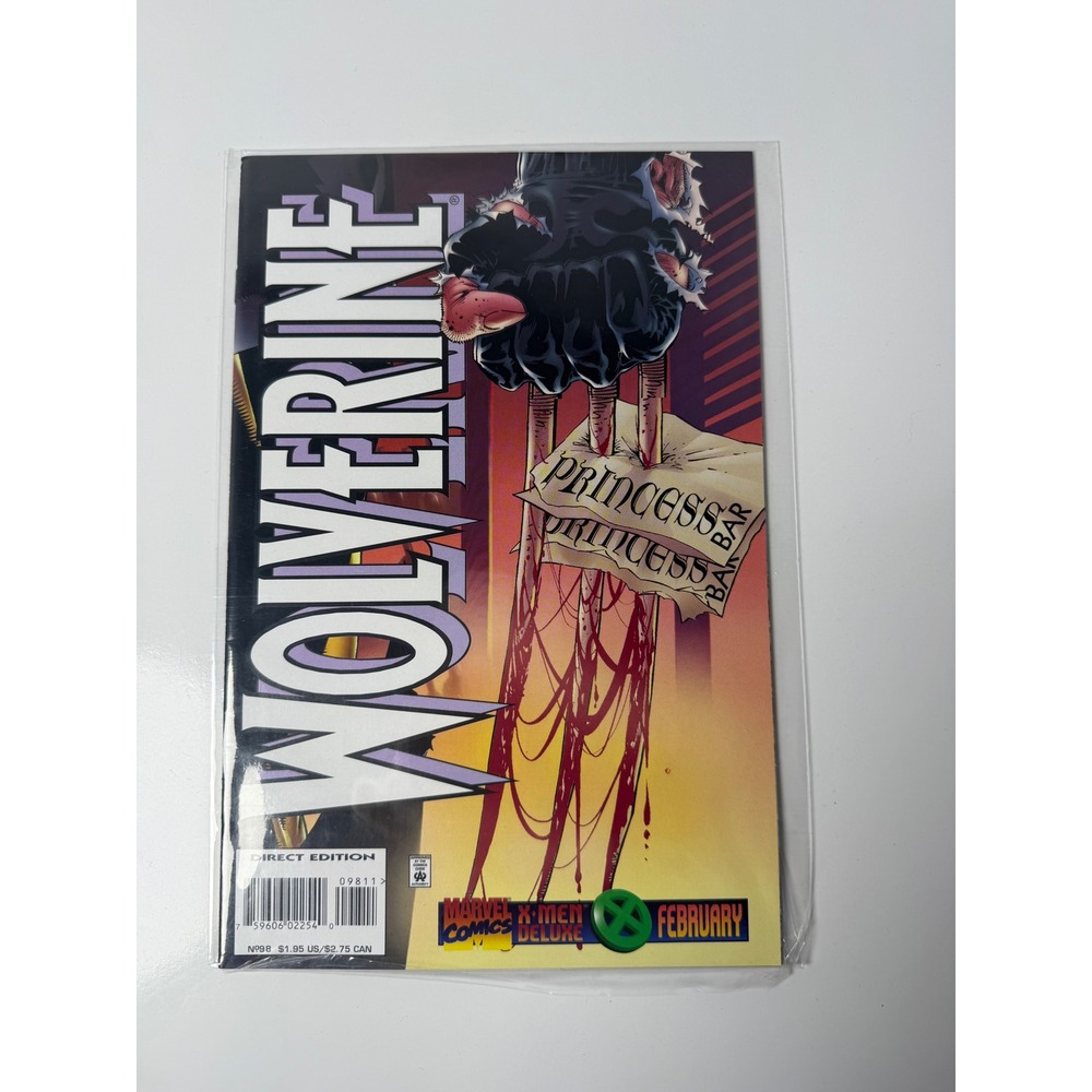 Wolverine 98 Marvel Comics 1996 Deluxe Edition Adam Kubert Princess Bar X-Men